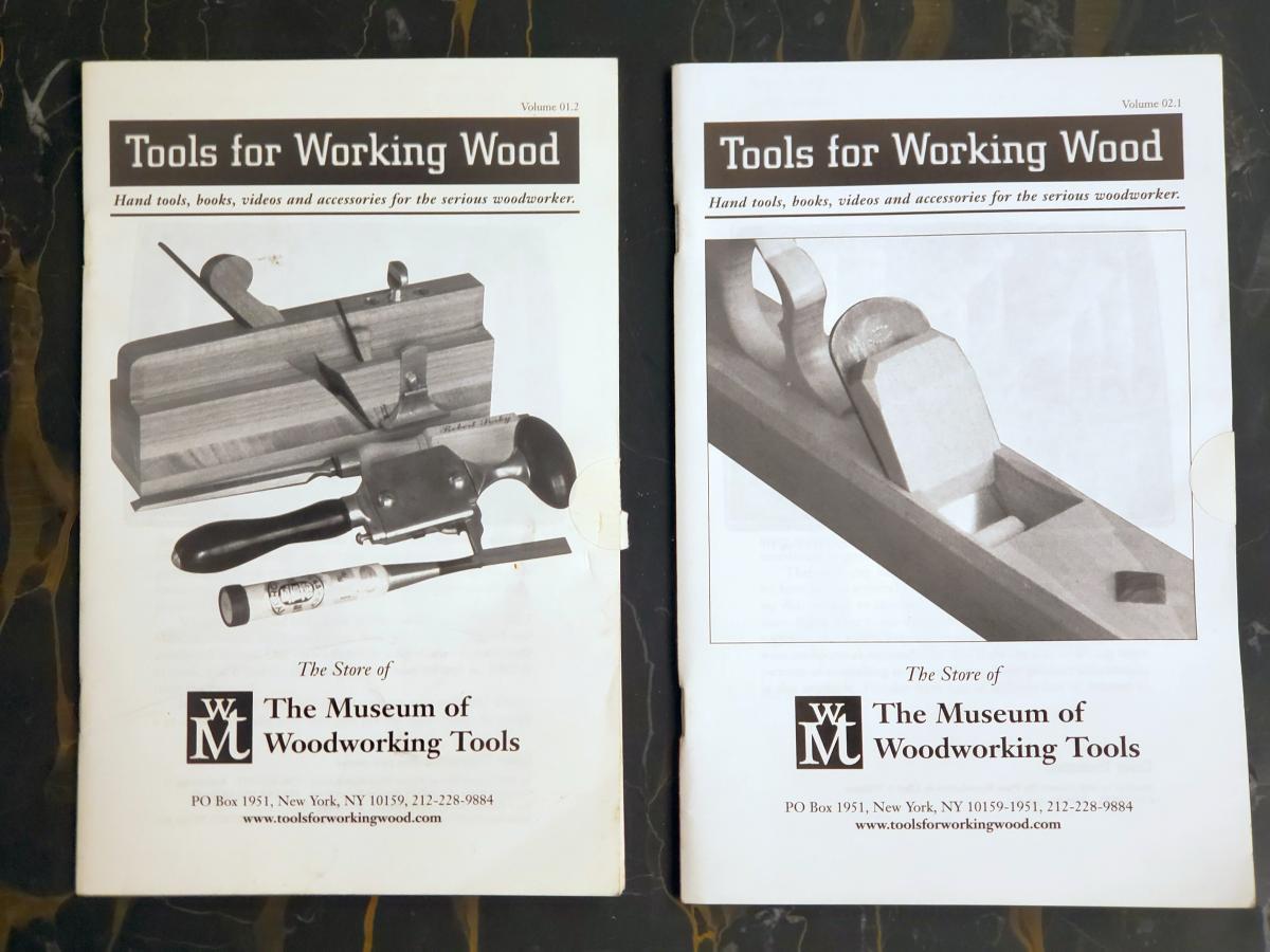 Our second catalog alongside another from the early days