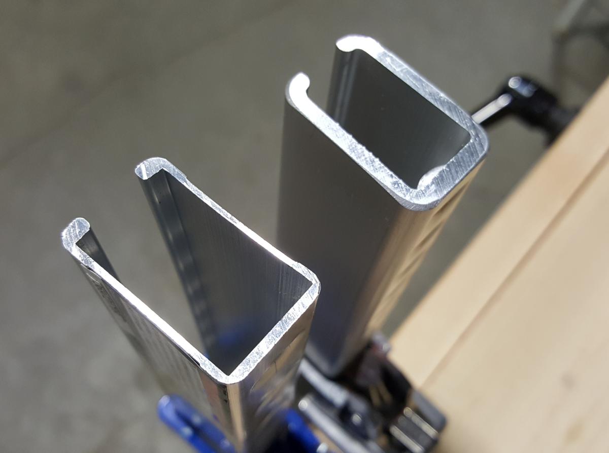 The wall thickness of the US made original is about twice the thickness of the knock-off