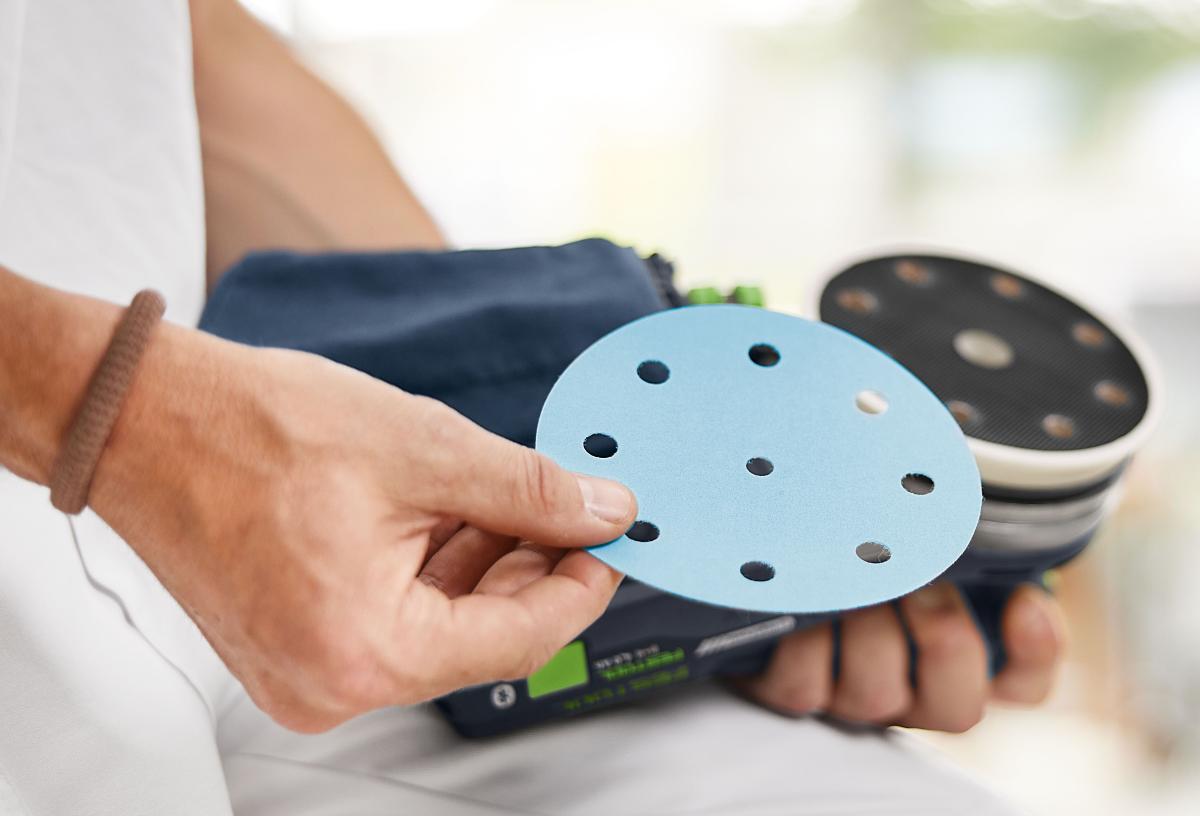 Dust Collection on Festool sanders is a game changer. Here is the new cordless 5