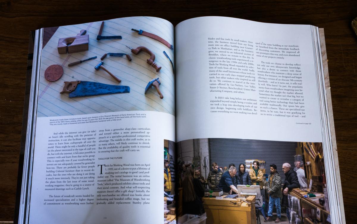 A picture of my tools made it into M&T Issue X