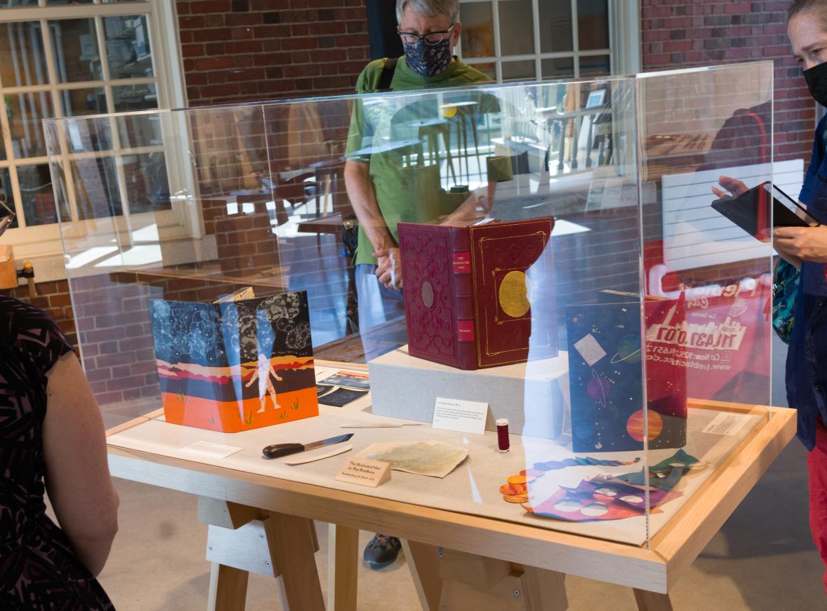 Student examples of bookbinding