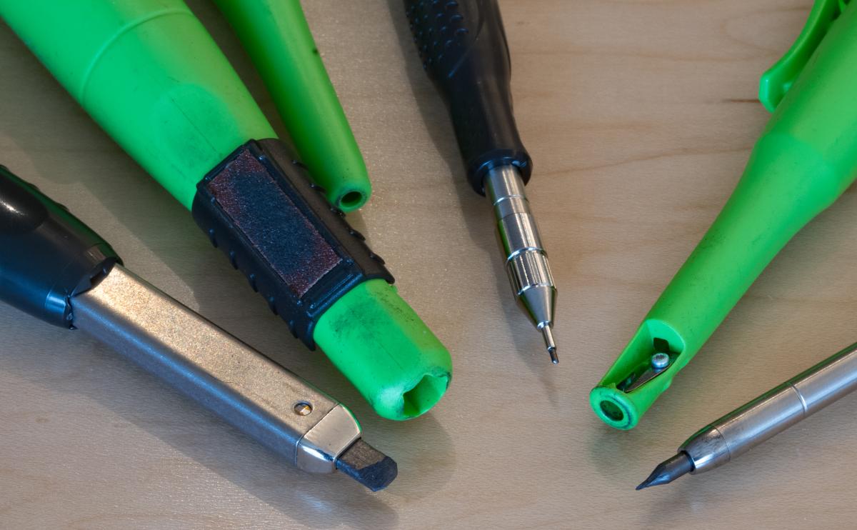 Pencils and their sharpeners