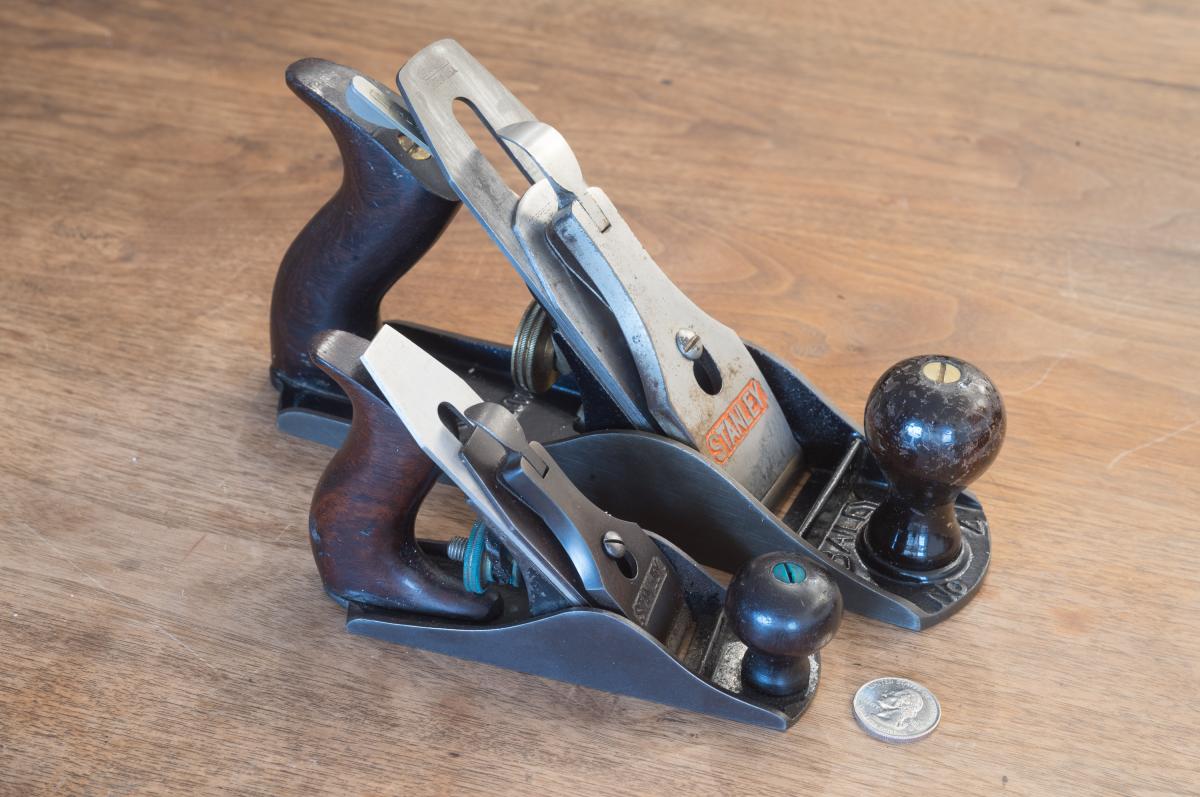 Side by side with a Stanley No. 4 