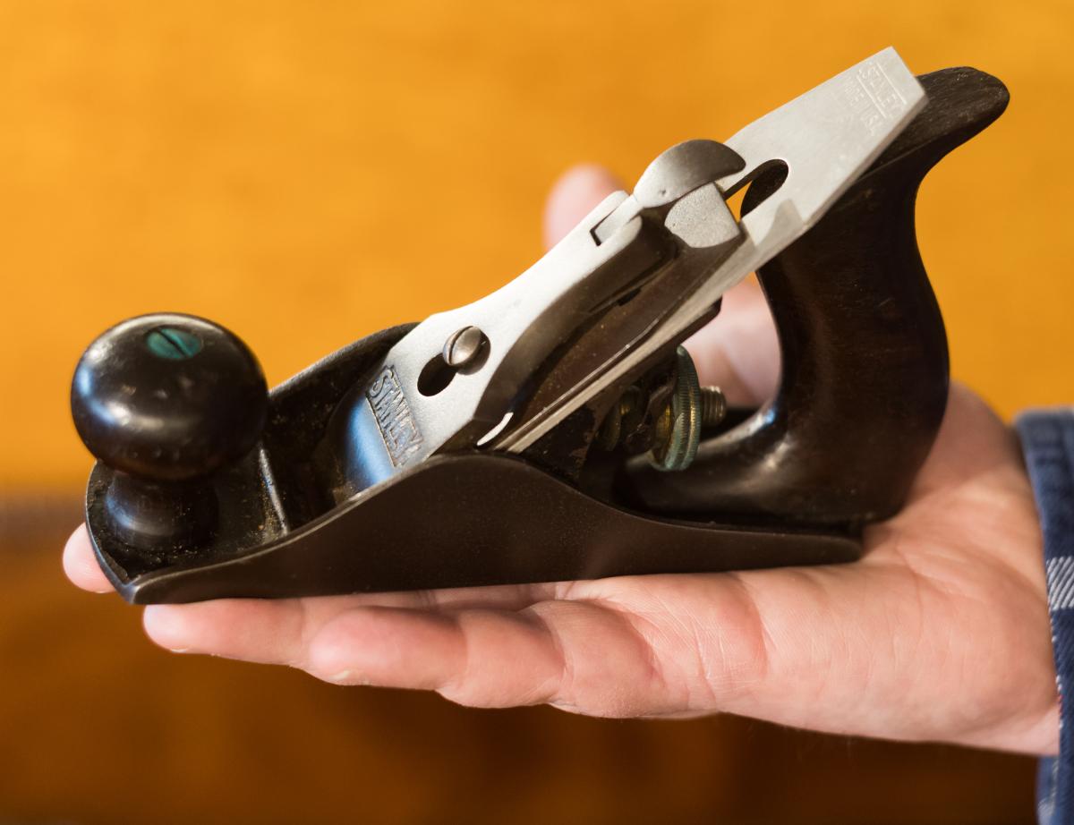 The Stanley No. 1 in the palm of my hand