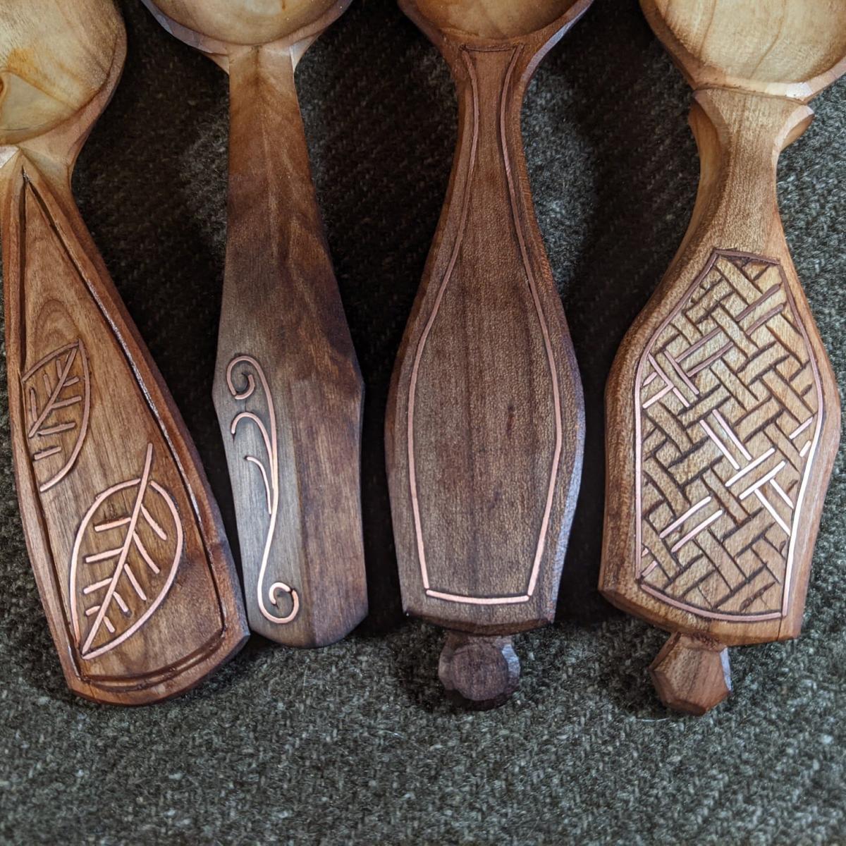 Finishing your Spoon - Wire Metal Inlay 3
