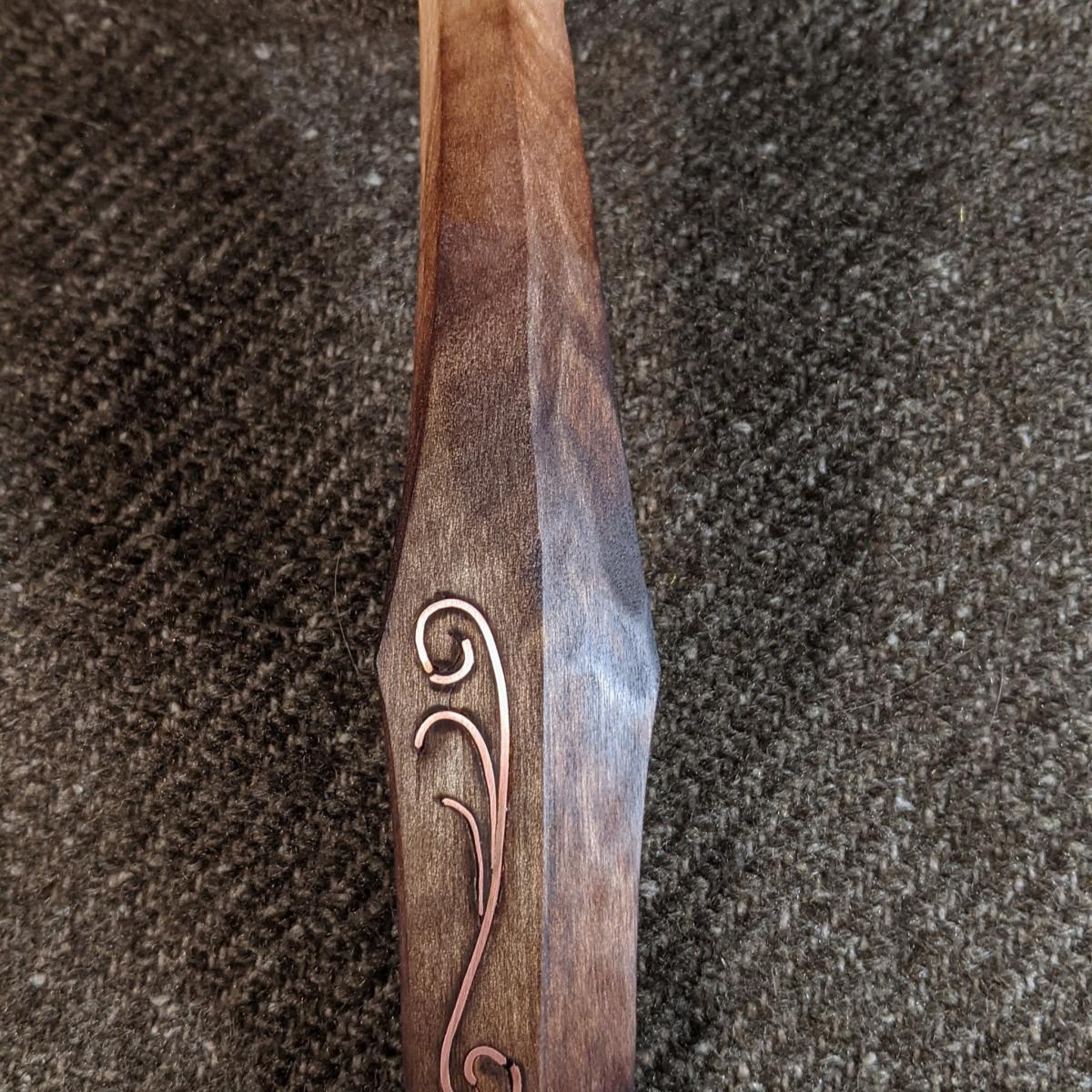Finishing your Spoon - Wire Metal Inlay 4
