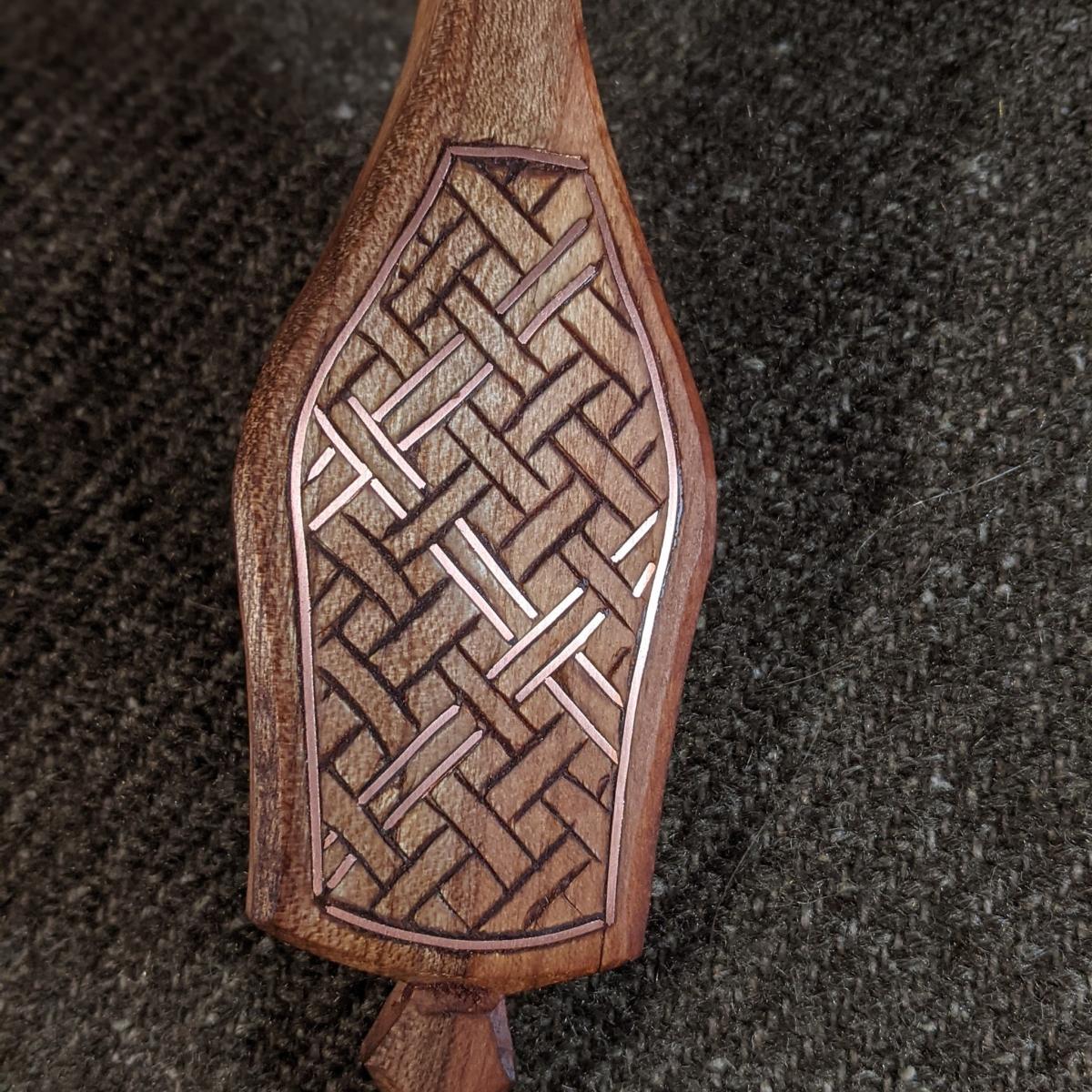 Finishing your Spoon - Wire Metal Inlay 6