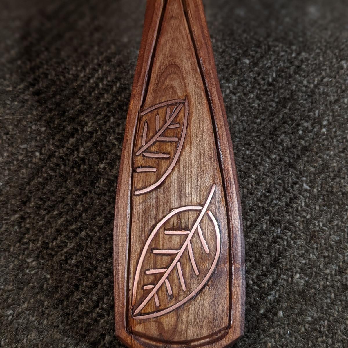 Finishing your Spoon - Wire Metal Inlay 7