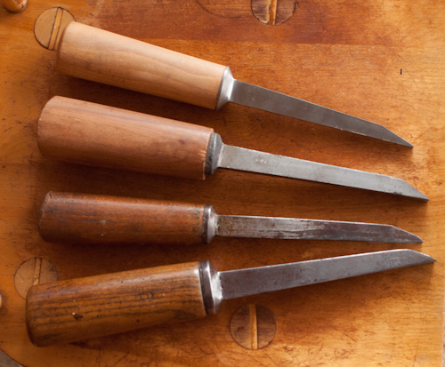 English Mortise Chisels -  Mid-18th Century to Now - Part 4 -  Chisel handles 4