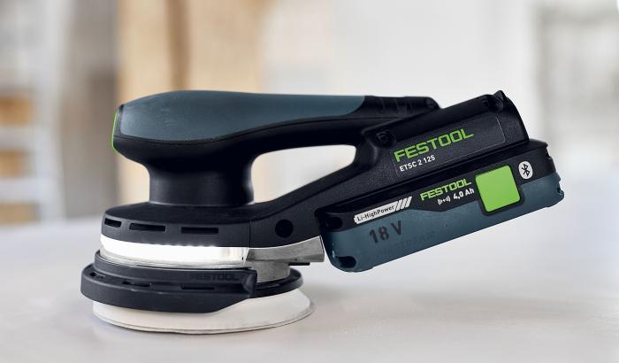 Festool 5&rdquo; Cordless Random Orbit Sander ETSC 2 125