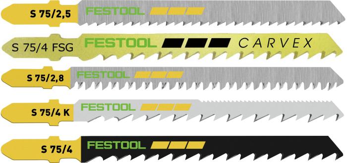  alt="25 Blade assortment for wood. 5 each of (204256, 204316, 204260, 204265, 204305)   (#204275)"