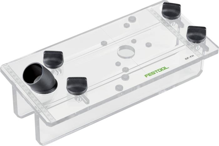  alt="FESTOOL Plexiglas Mortising, Grooving, &amp; Slotting Template. Integrated ruler And adjustable fences accommodate material from 13/32" (10mm) - 2-9/32" (50mm) thick. (#495246)"