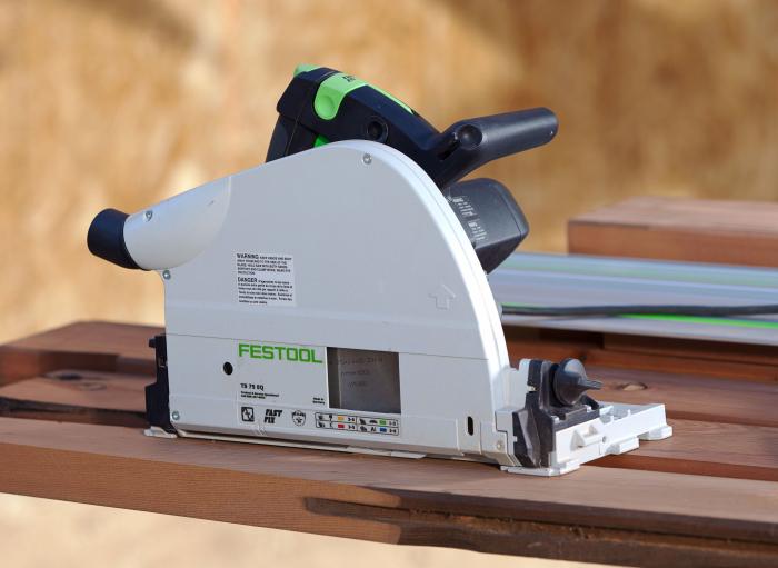FESTOOL TS 75 Circular Saw, Accessories, and Blades