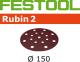 FESTOOL Rubin 2 6" Diameter Sanding Disks