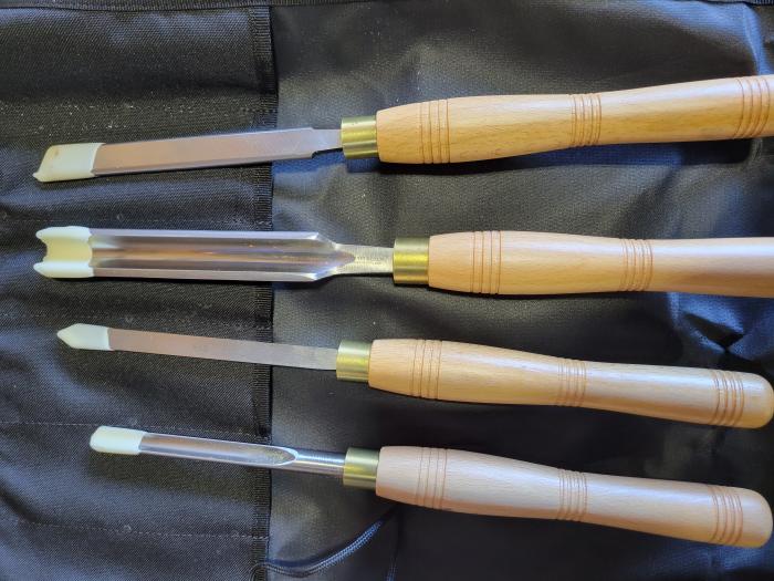 Ashley Iles Turning Tools Starter Set in Tool Roll